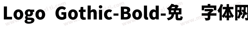 Logo Gothic-Bold字体转换